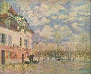 Alfred Sisley, Kahn in der uberschwemmung